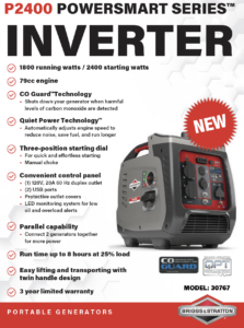 Inverter-Portable-generator-Owen-Sound-2400-