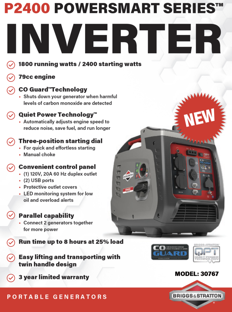 Inverter-Portable-generator-Owen-Sound-2400-